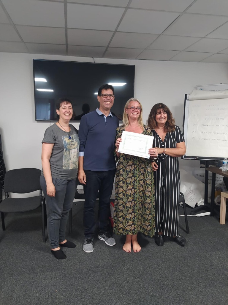 photo diplome Christelle BOYER CHAUMERY