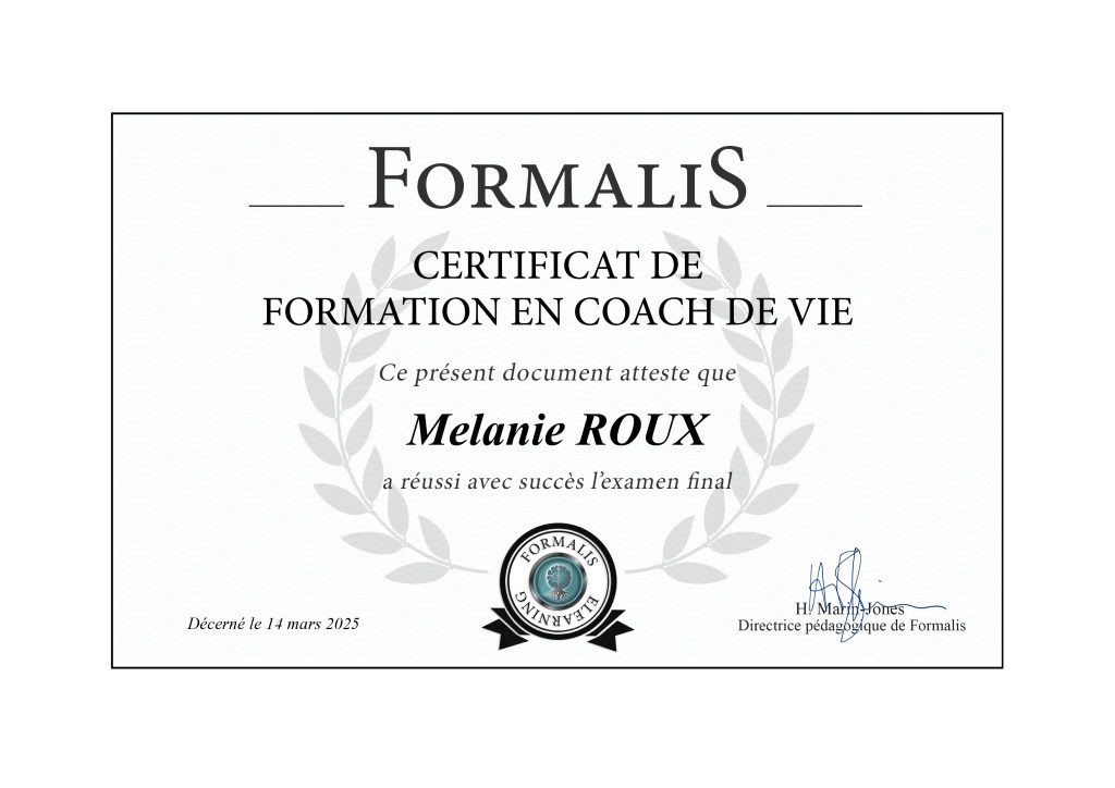 photo diplome Mélanie ROUX