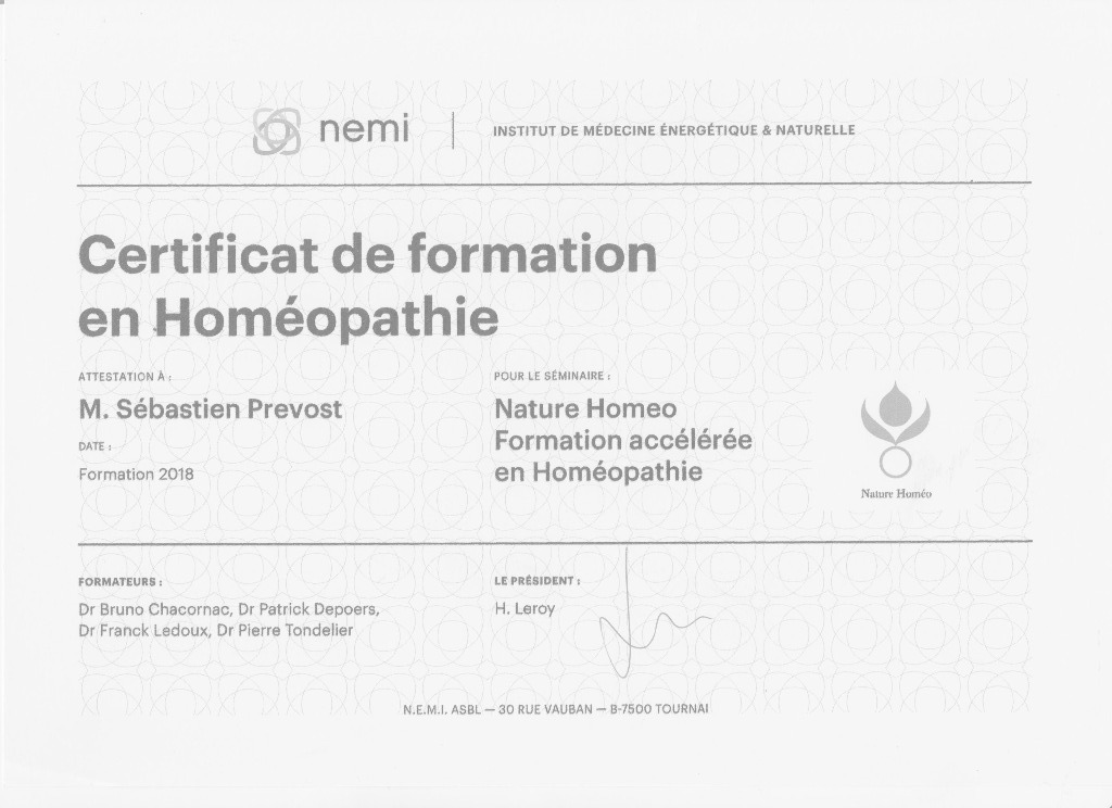 photo diplome Prevost Sebastien