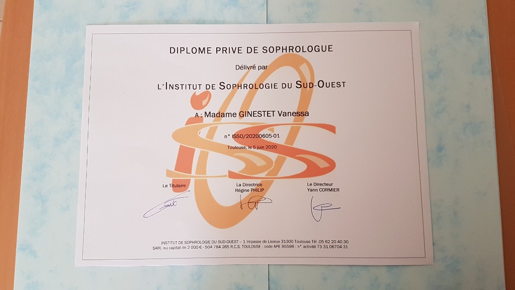 photo diplome vanessa GINESTET 