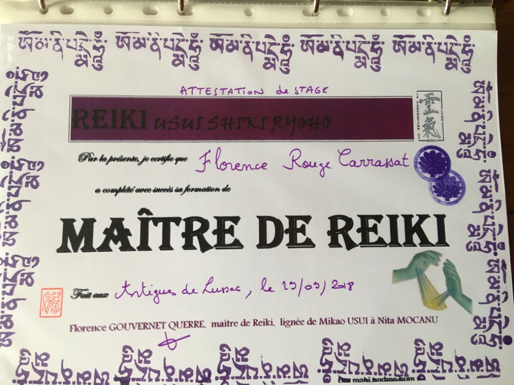 photo diplome ROUGE CARRASSAT FLORENCE