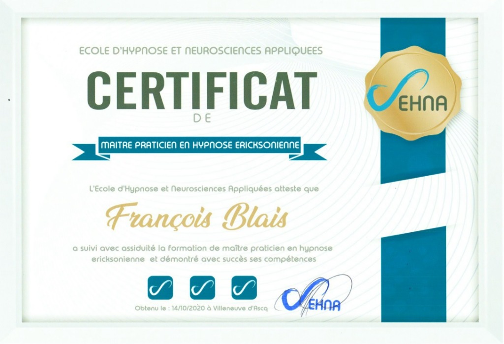 photo diplome François BLAIS