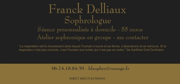 photo diplome FRANCK  DELLIAUX SOPHROLOGUE