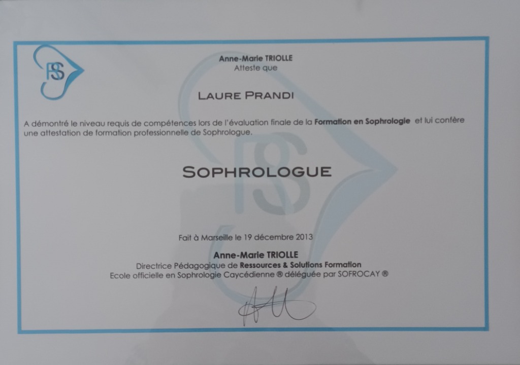photo diplome Laure PRANDI