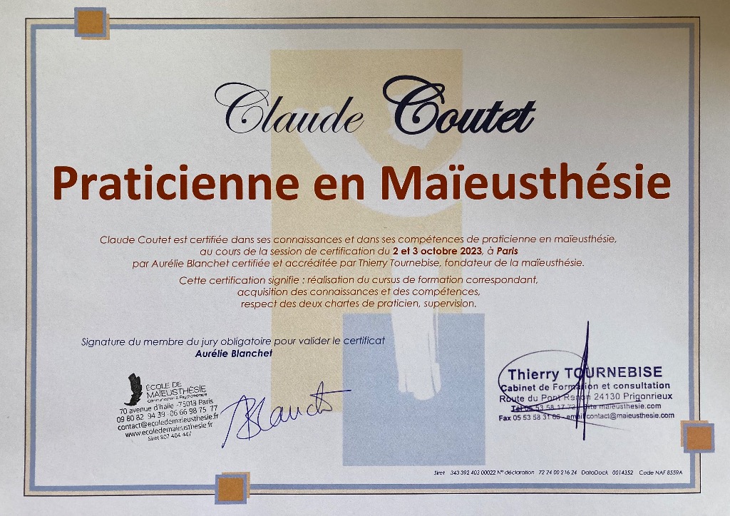 photo diplome Claude COUTET 