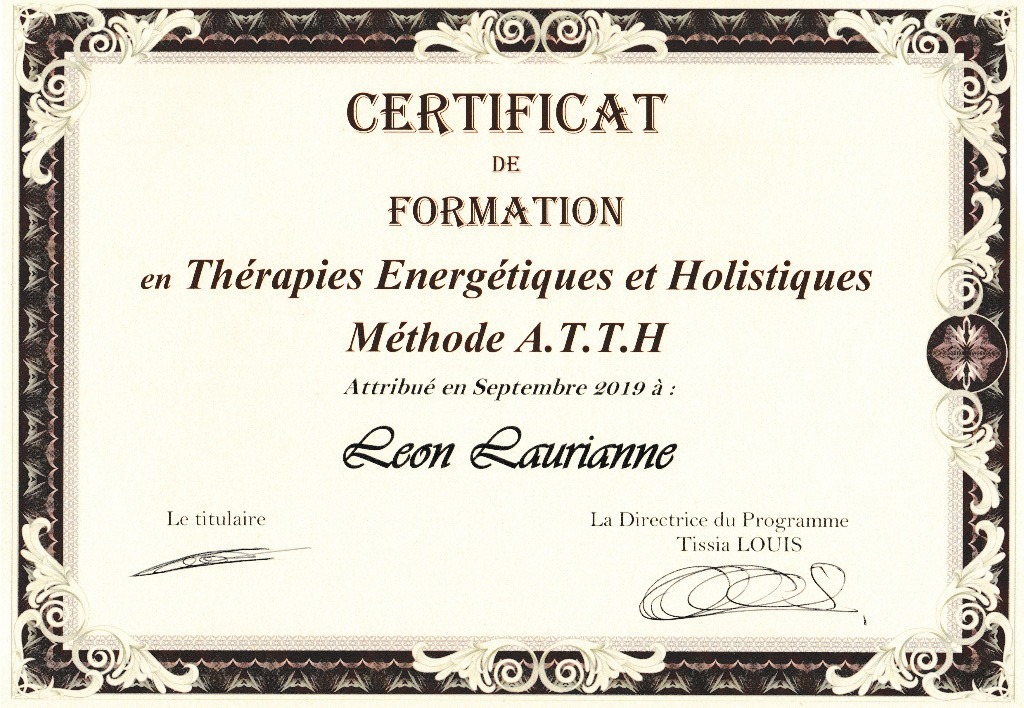 photo diplome Laurianne LEON