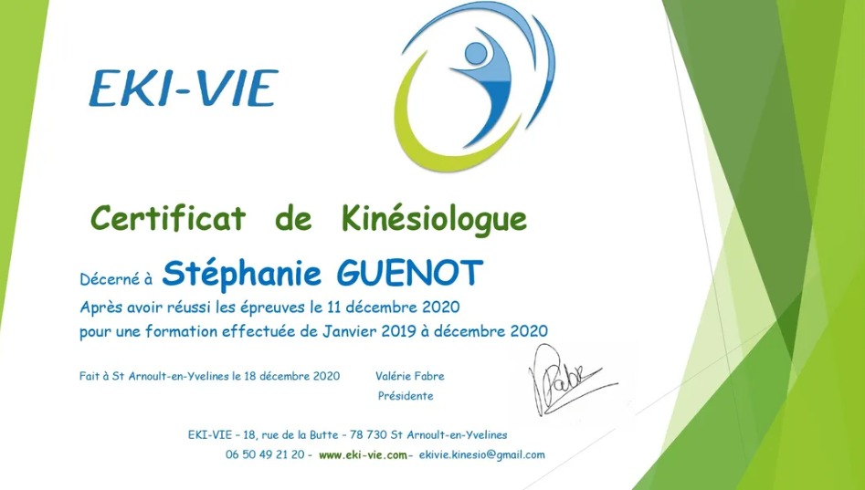 photo diplome Stéphanie Guenot