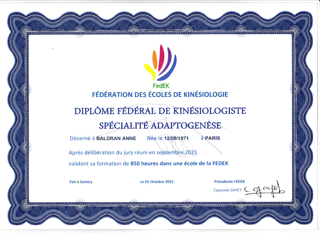 photo diplome Anne Baldran