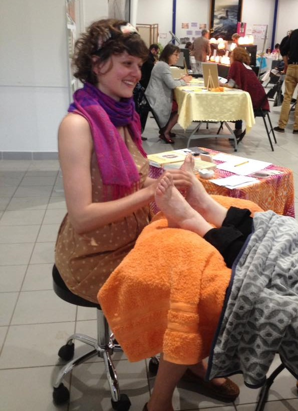 photo seance Chambaraud Manon Réflexologue