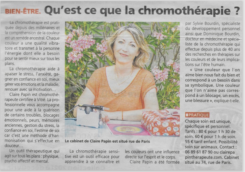 photo activite Claire Papin