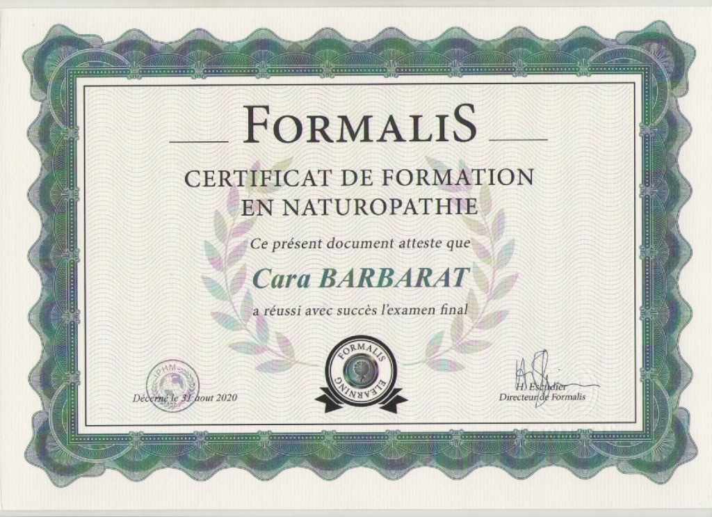 photo diplome CARA BARBARAT