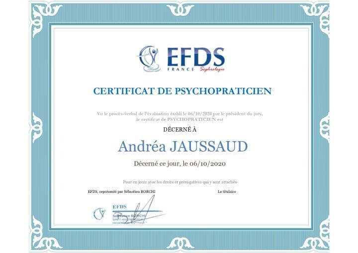 photo activite Andréa Jaussaud