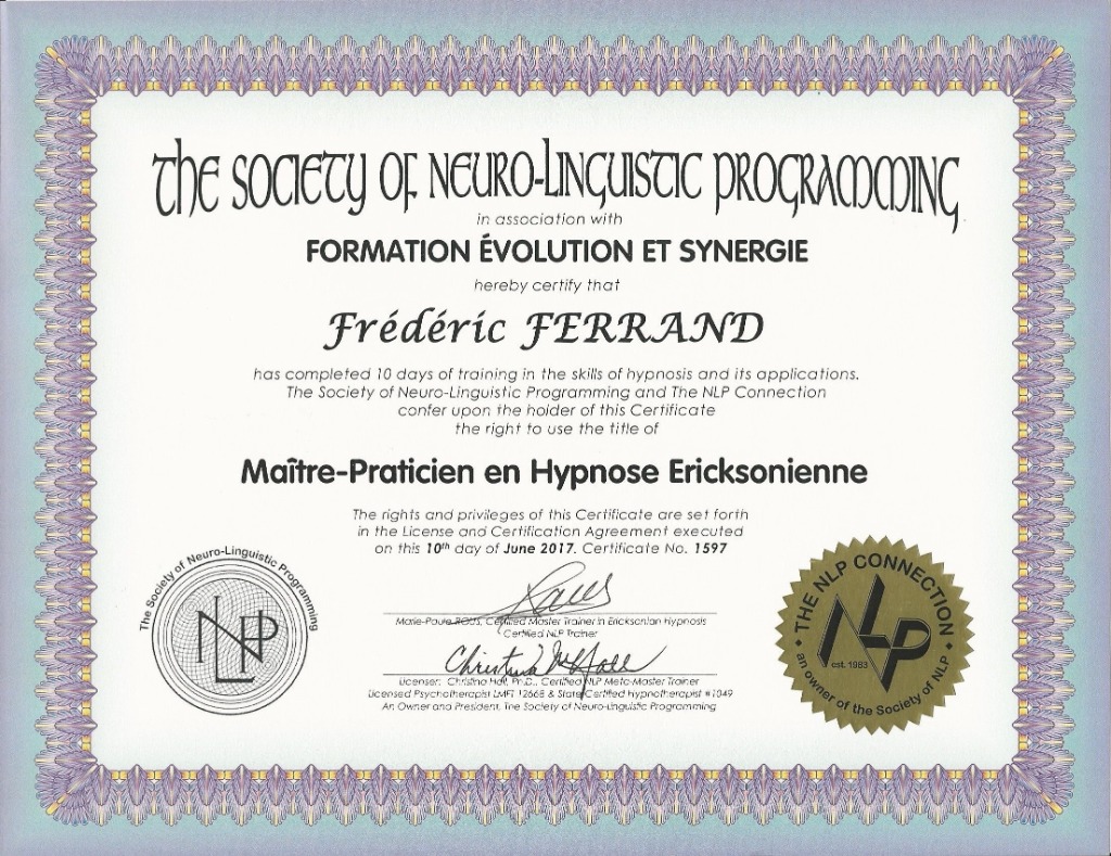 photo diplome Frédéric FERRAND