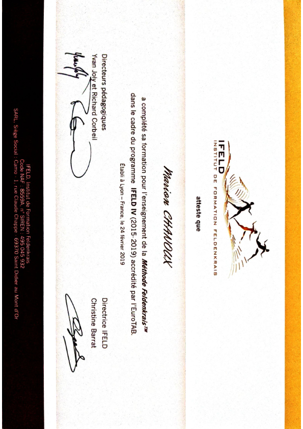 photo diplome Marion CHANOUX