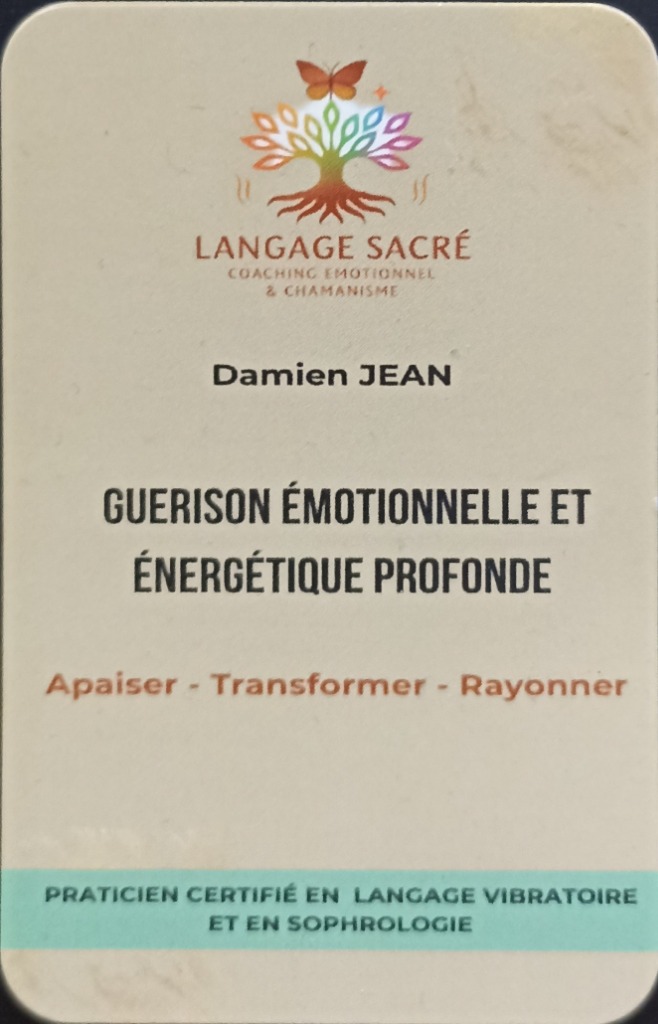 photo activite Damien JEAN - Guérison intérieure