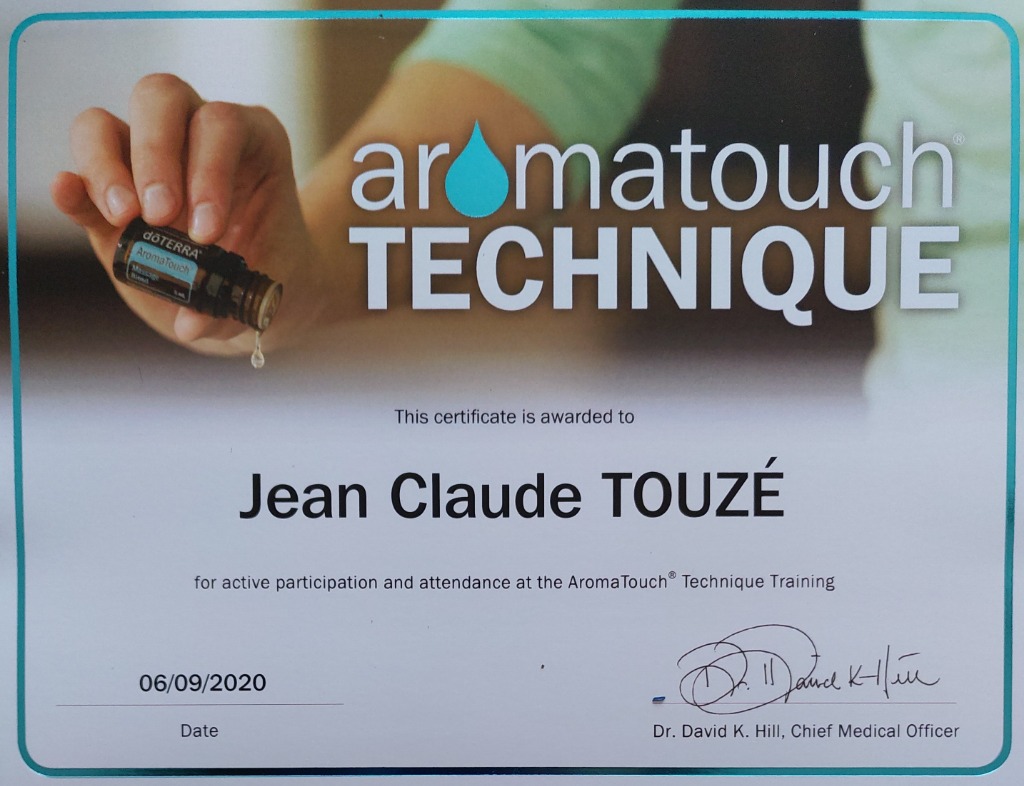 photo diplome Jean Claude Touzé