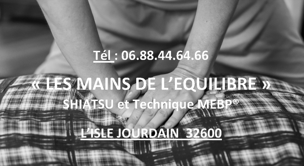 photo seance SHIATSU "Les Mains de L’Equilibre"  Anne ILTIS