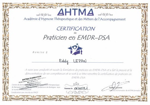 photo activite Eddy LEPAN Thérapeute SOPHROLOGUE - EMDR - HYPNOSE