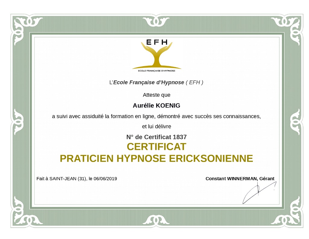 photo activite Aurélie KOENIG