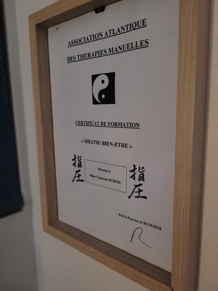 photo diplome Coquelicot Détente