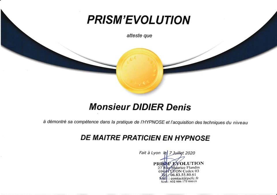 photo diplome EVEIL PAPILLON - Denis DIDIER