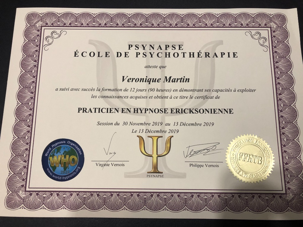photo diplome Veronique MARTIN