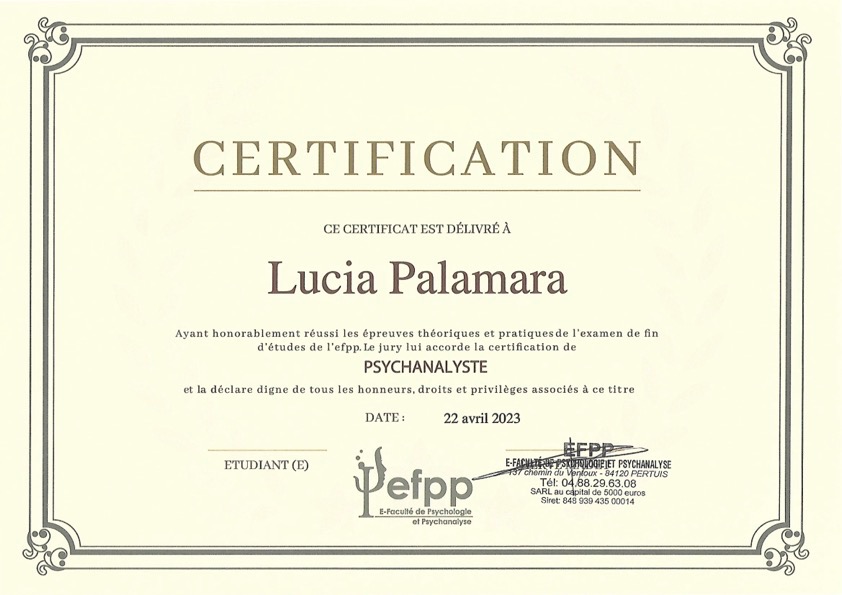 photo activite Lucia Palamara