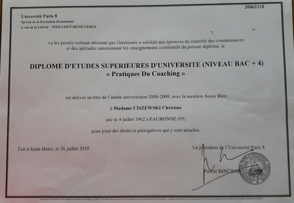 photo diplome La Partition du SOI