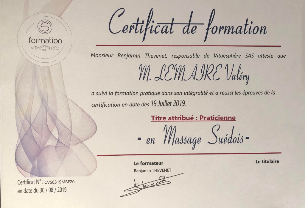 photo diplome Val'BieneStar