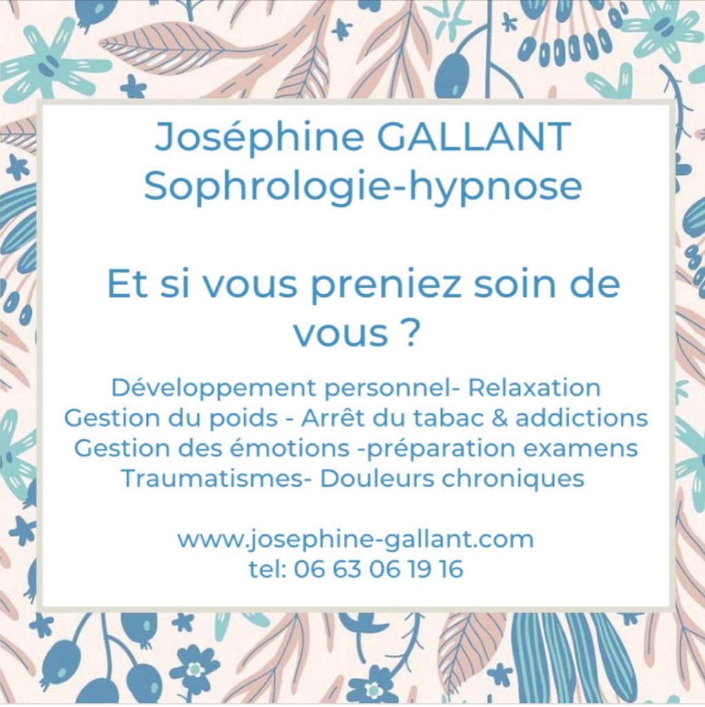 photo diplome Josephine Gallant Sophrologie hypnose  94