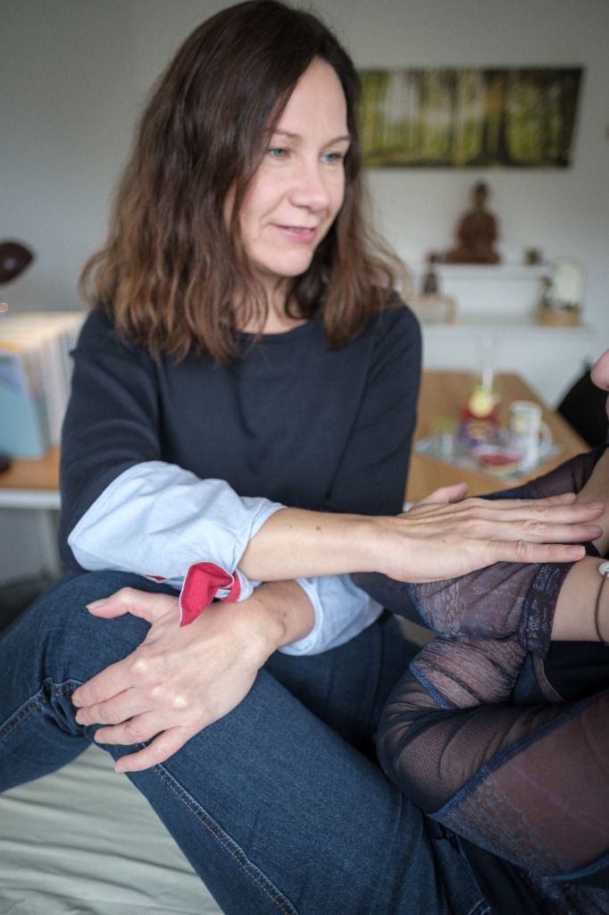 photo seance ICare Kinésiologie EI - Virginie Walter