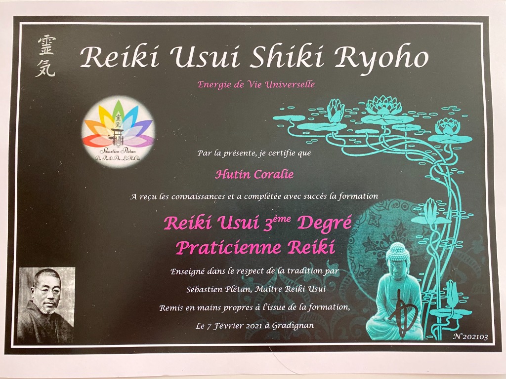 photo diplome Coralie Hutin