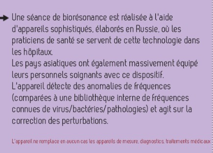 photo seance Biorésonance thérapie, santé et naturopathie