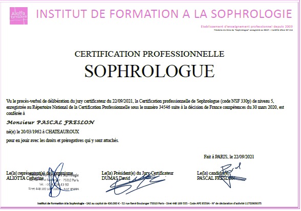 photo diplome pascal freslon