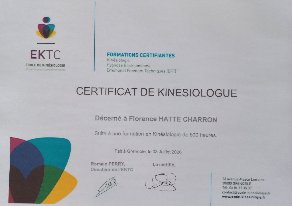 photo diplome Florence CHARRON