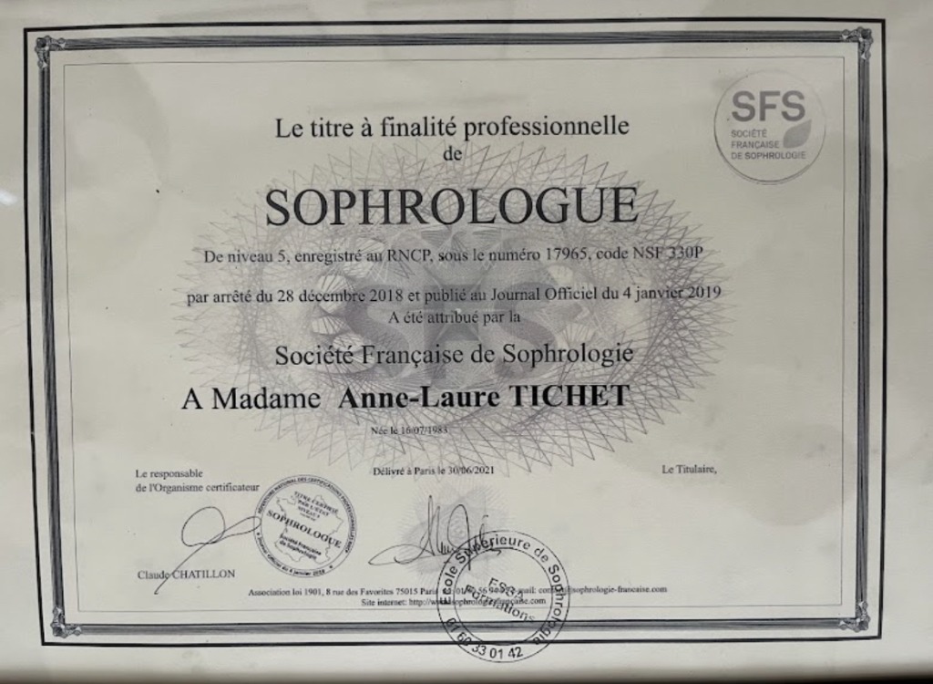 photo diplome Anne Laure Tichet