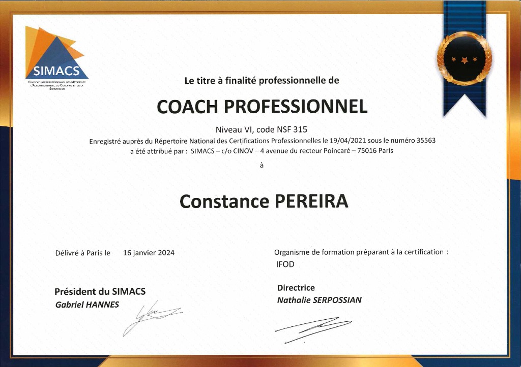 photo activite Constance Pereira