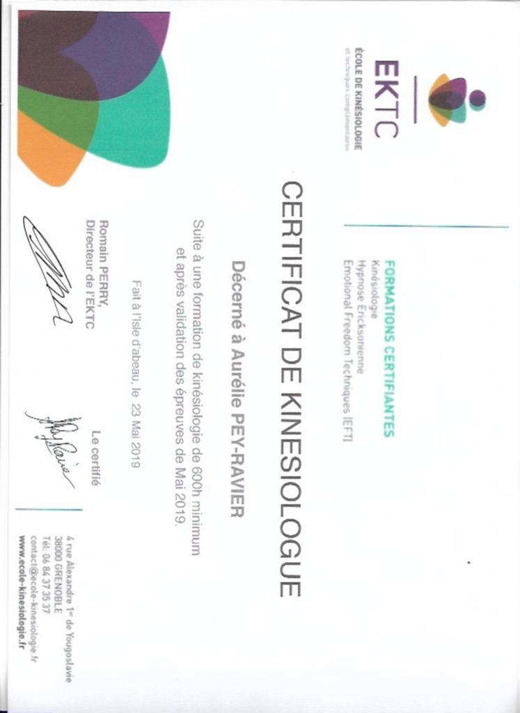 photo activite Aurélie PEY-RAVIER