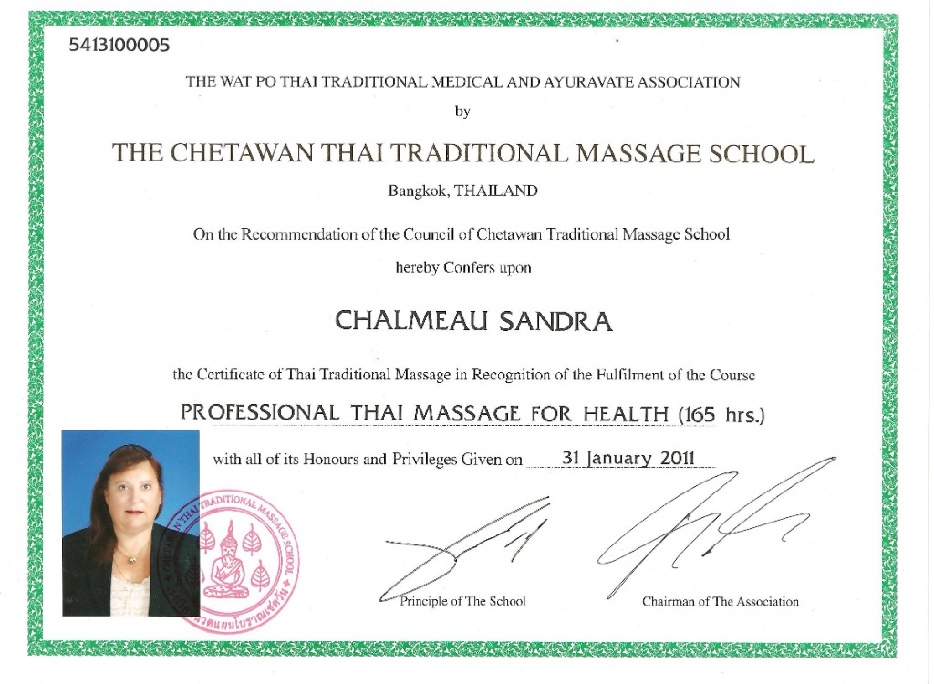 photo diplome Chalmeau sandra