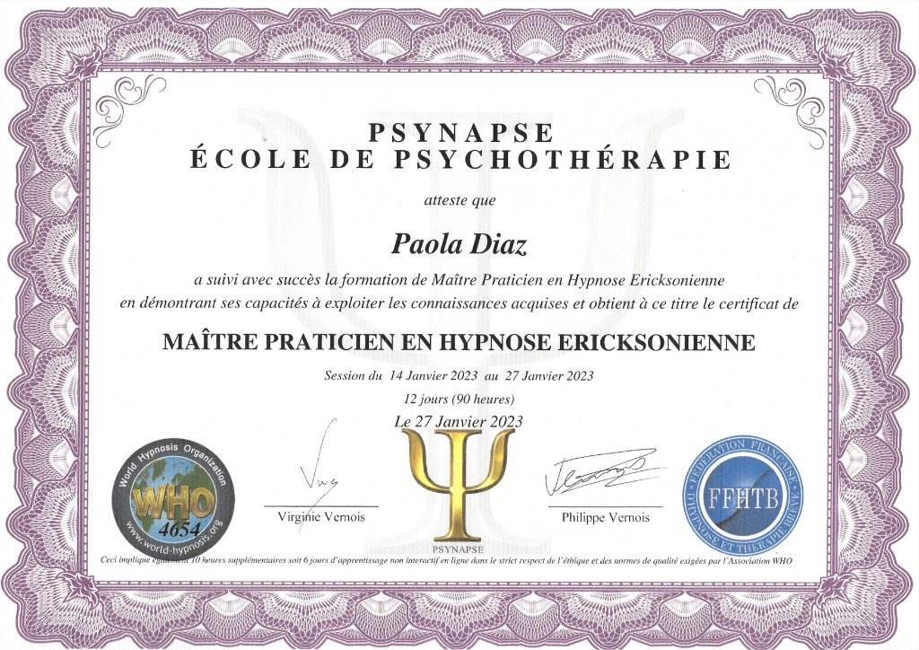 photo diplome Paola Diaz