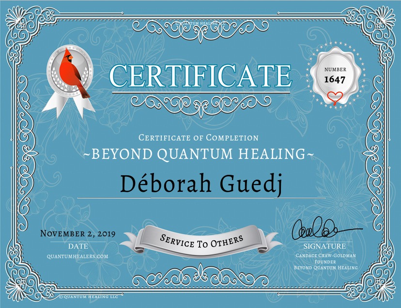 photo diplome Déborah Guedj