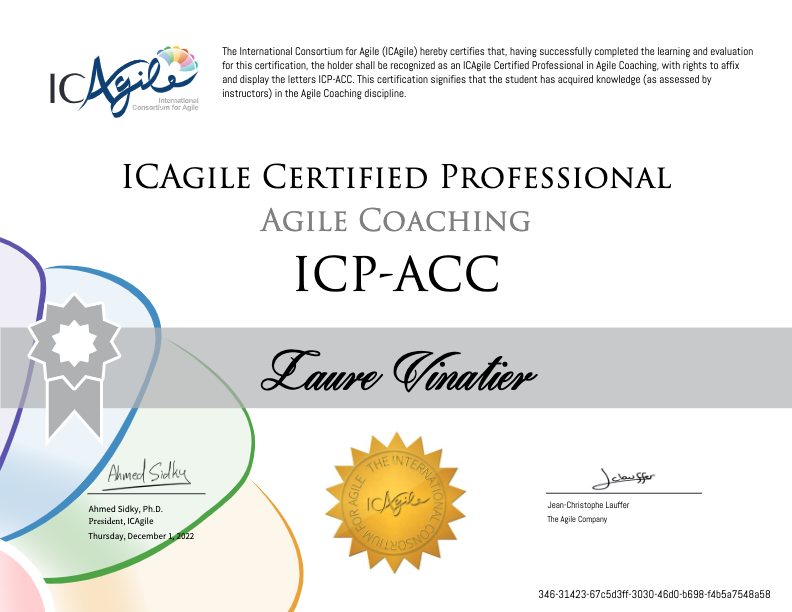 photo diplome Laure Vinatier