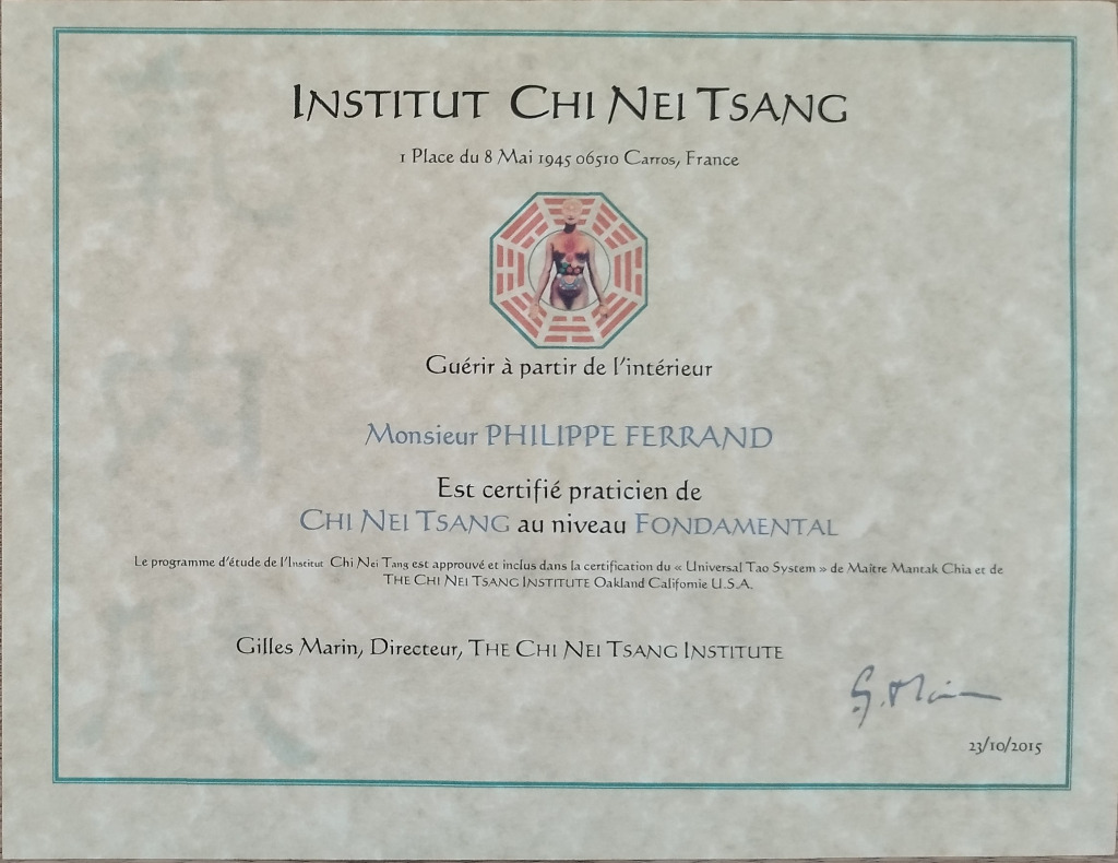 photo diplome Philippe FERRAND