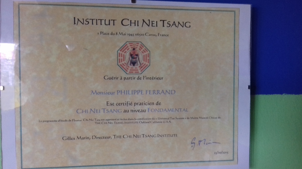 photo diplome Philippe FERRAND