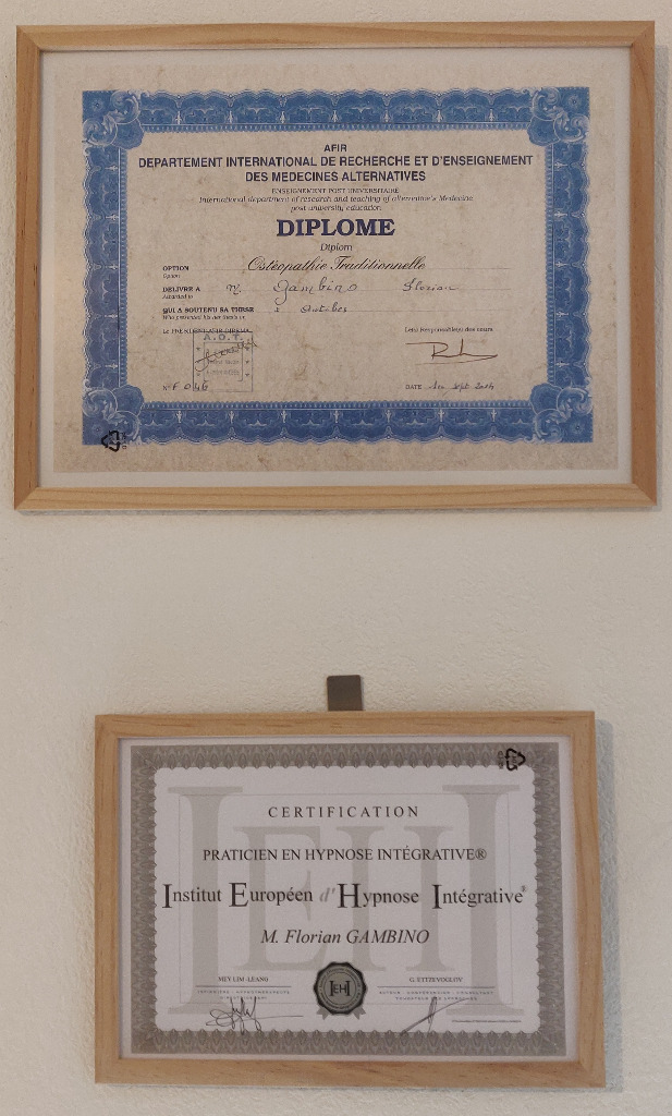 photo diplome Florian GAMBINO