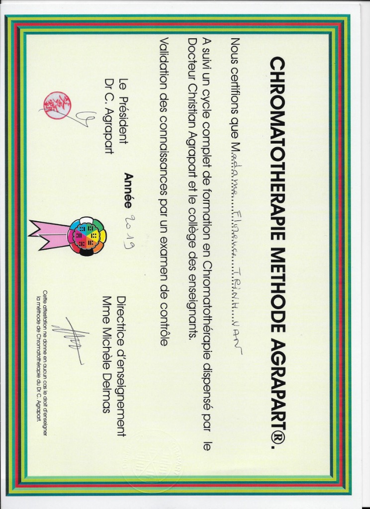 photo diplome Florence Trinh Van