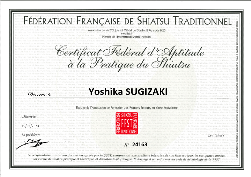 photo diplome Sugizaki Yoshika