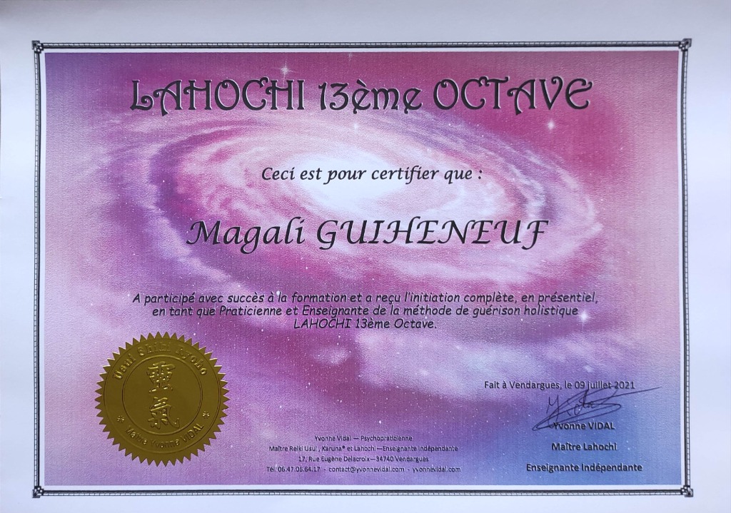 photo diplome Magali Guiheneuf