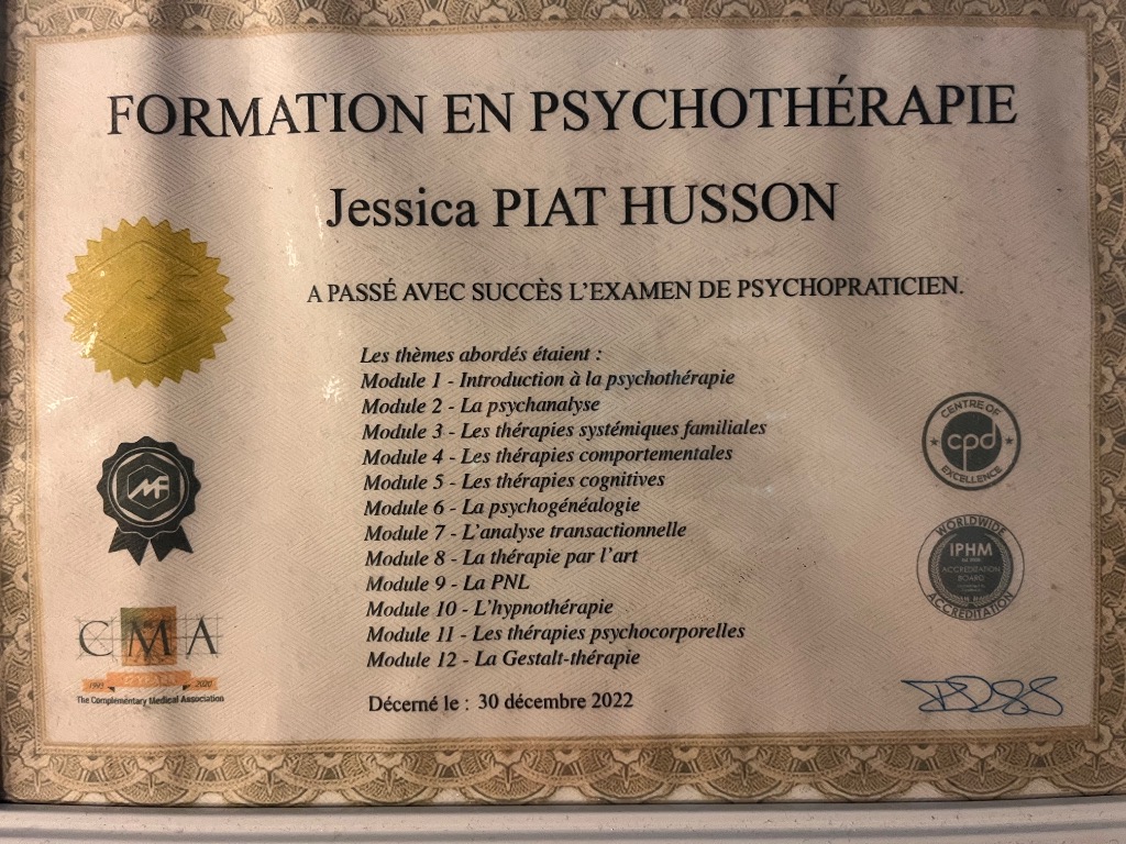 photo diplome Jessica Bontemps Husson