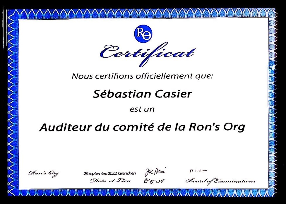 photo diplome Sébastien CASIER